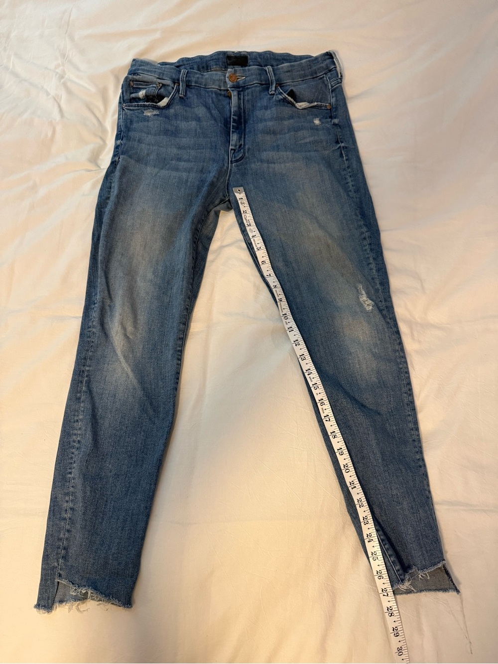 Mother Denim - THE LOOKER ANKLE STEP FRAY